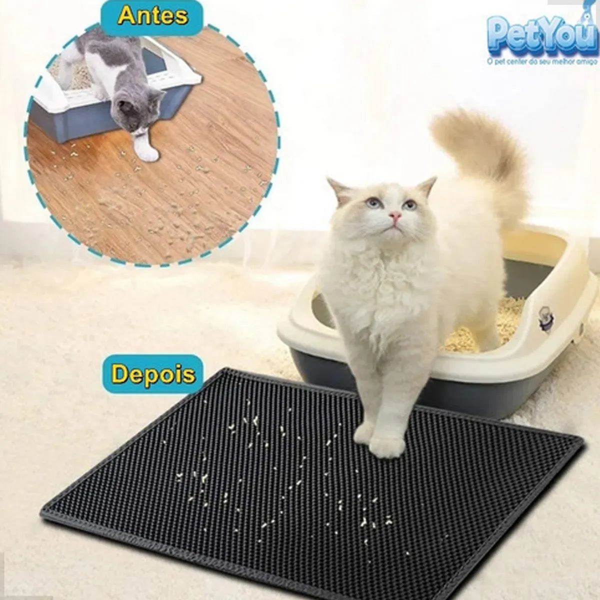 TAPETE DE AREIA PREMIUM PARA GATOS