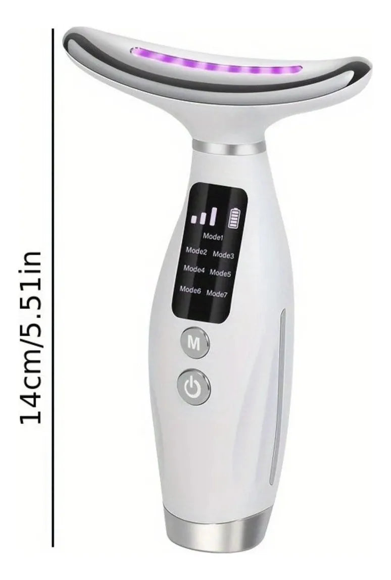 MASSAJADOR FACIAL LED DE 7 CORES