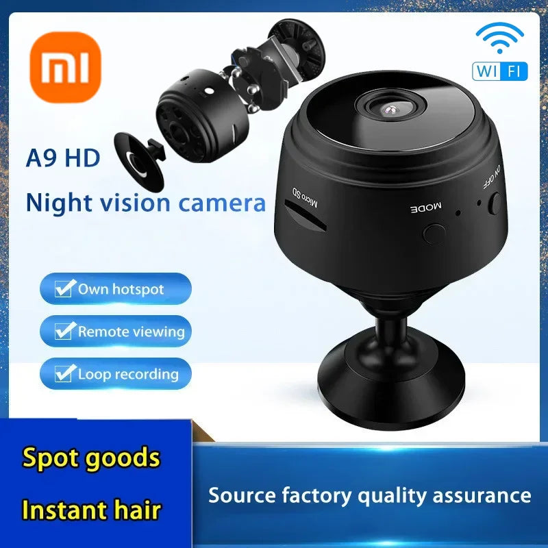 Xiaomi A9 Mini Camera Wifi 1080P HD Wireless Security Monitor For Home Night Version Protection Remote Intelligent Camcorder New