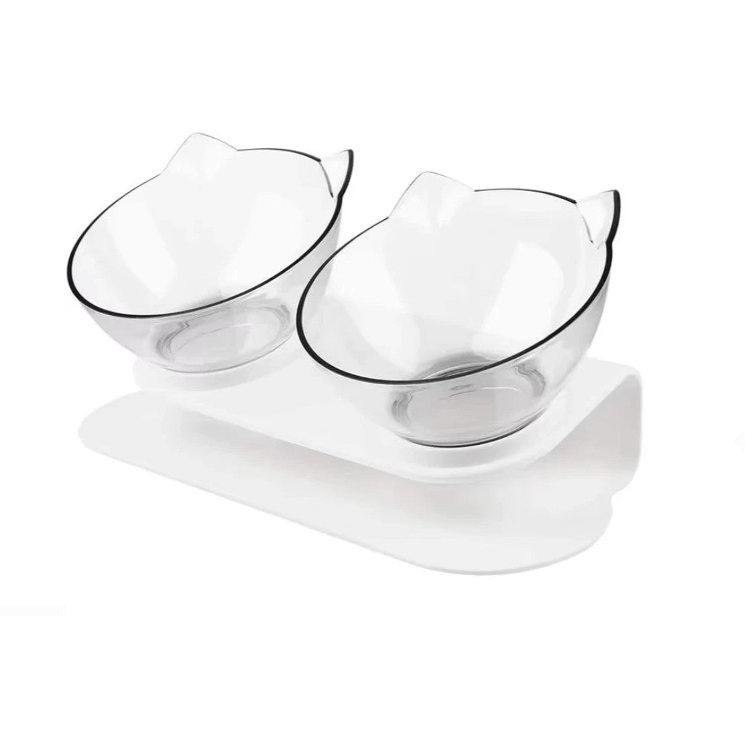 TIGELA DUPLA ANTIDERRAPANTE PARA GATOS