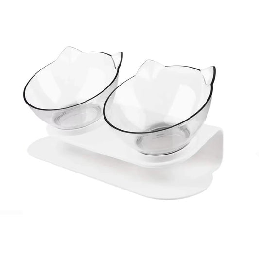 TIGELA DUPLA ANTIDERRAPANTE PARA GATOS