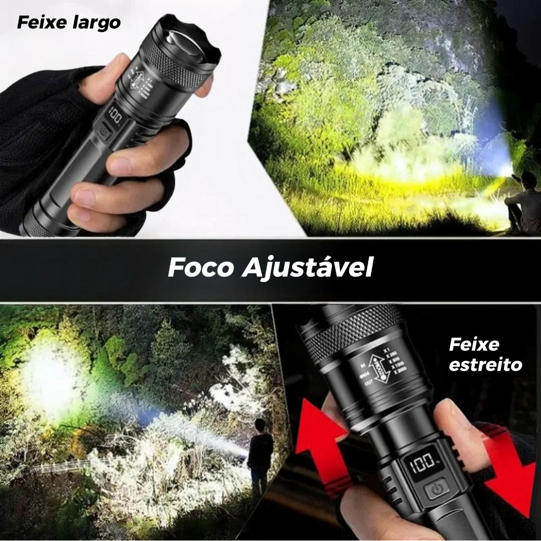 LANTERNA LED DE ALTA POTÊNCIA 10000000LM