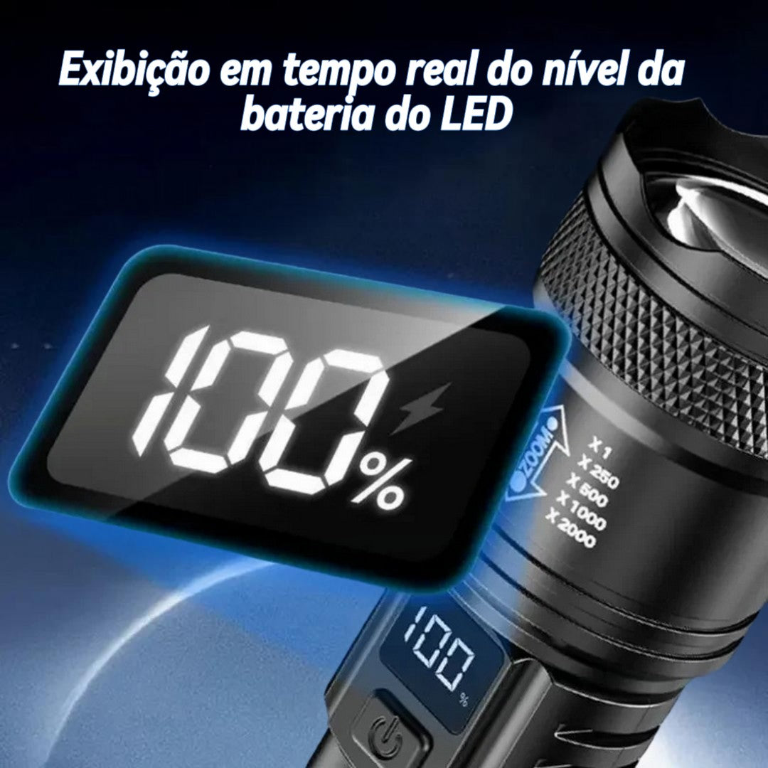 LANTERNA LED DE ALTA POTÊNCIA 10000000LM