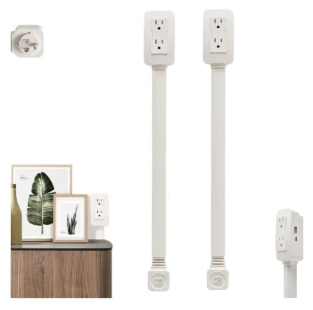 EXTENSOR DE TOMADA ELÉTRICA 180° AJUSTÁVEL