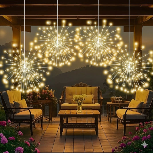 LUZES DE FOGOS DE ARTIFÍCIO LED